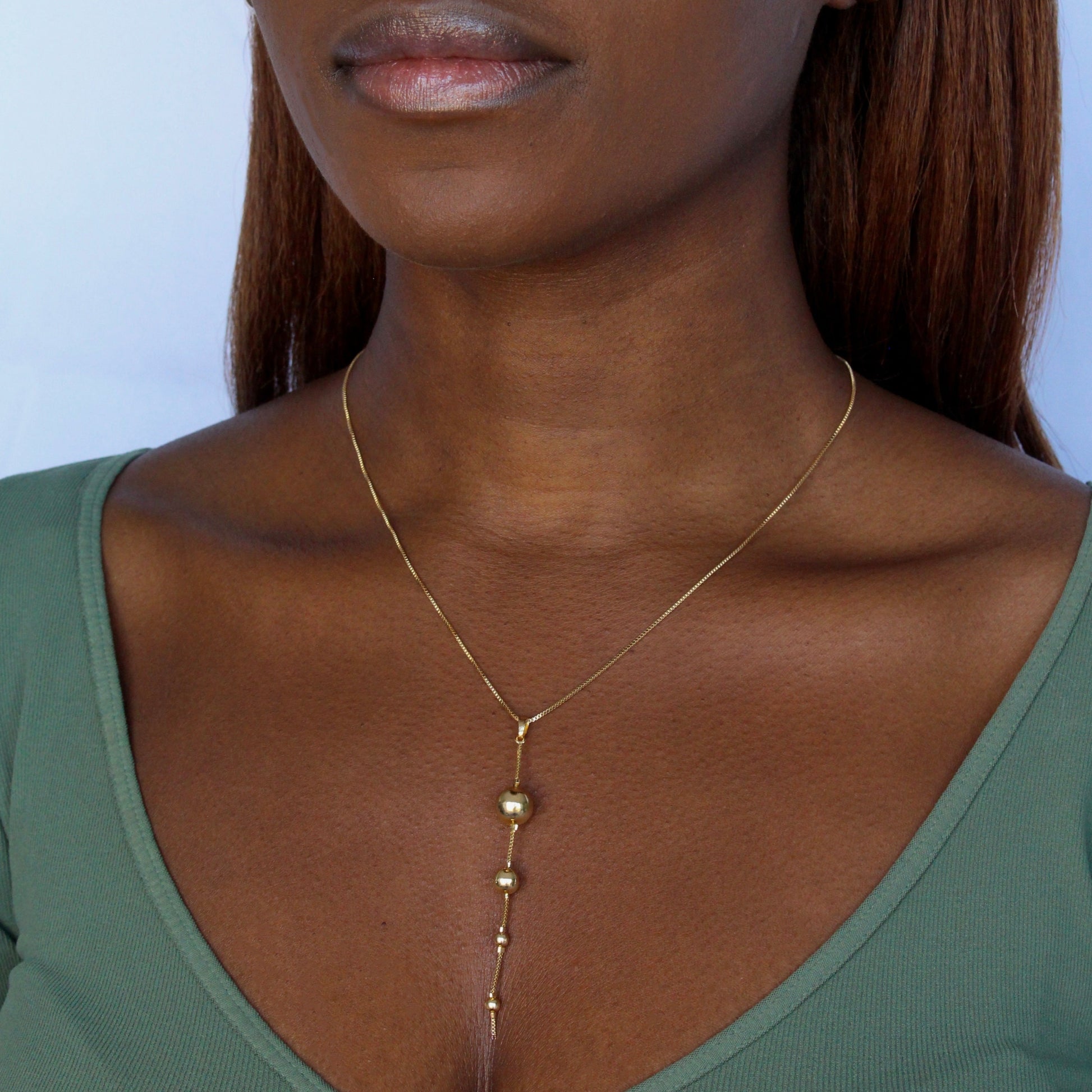 18K Gold Plated Elora Necklace - Model