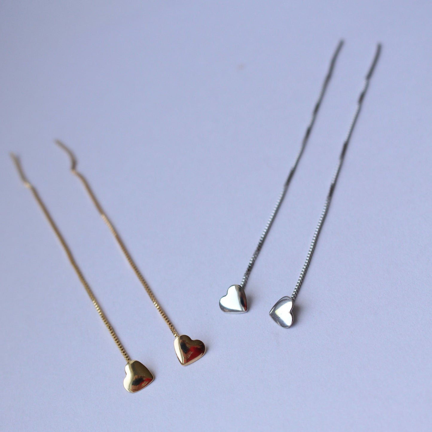 Heart String Earrings