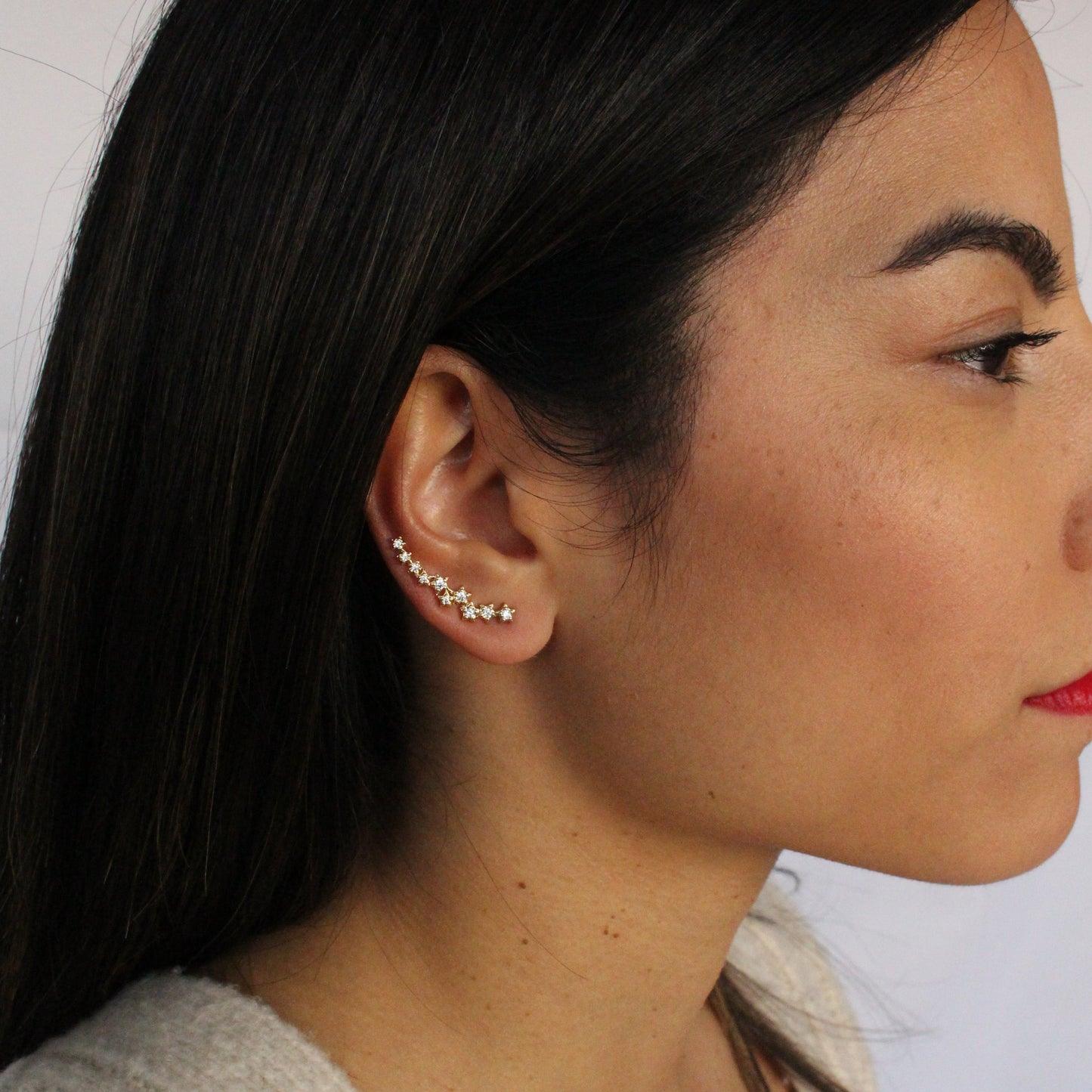 Studded Stars Ear Cuff