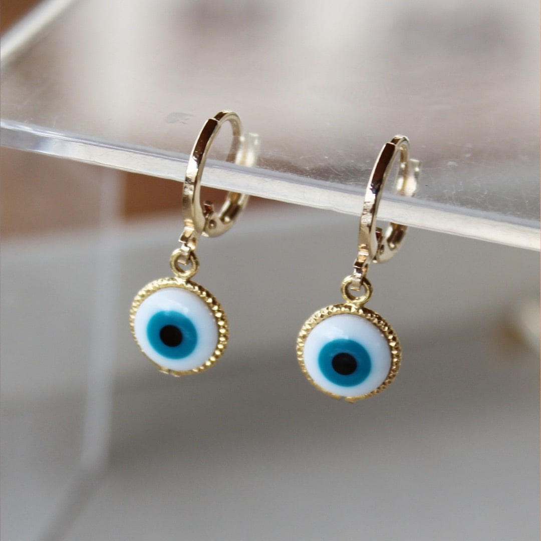 Greek Eye Hoops